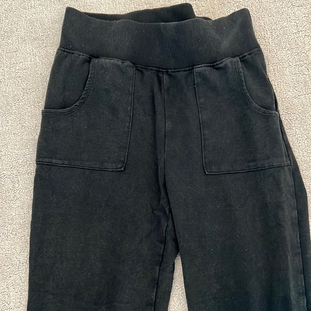 Black joggers
